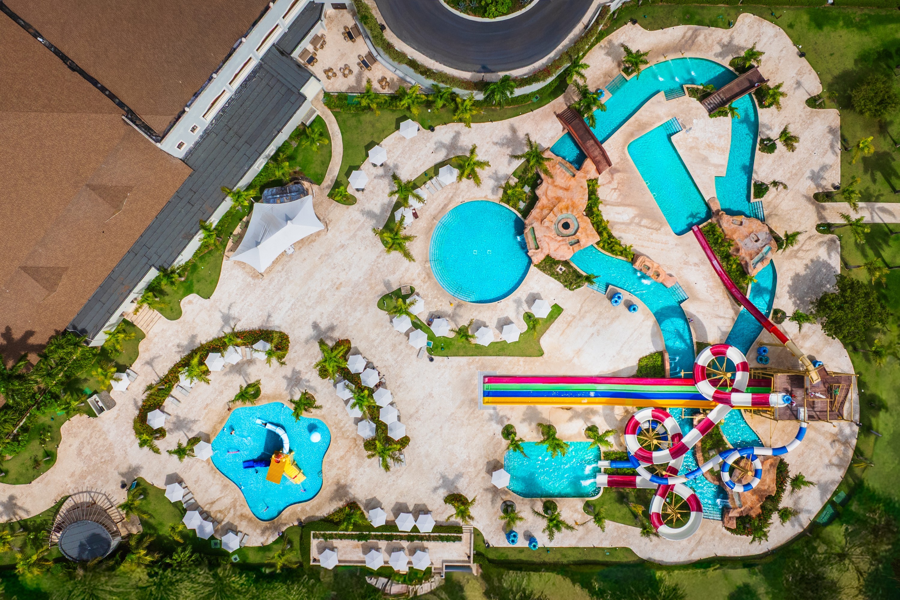 Waterslide at the Wyndham Alltra Punta Cana All Inclusive Resort in Punta Cana, Other than US/Canada